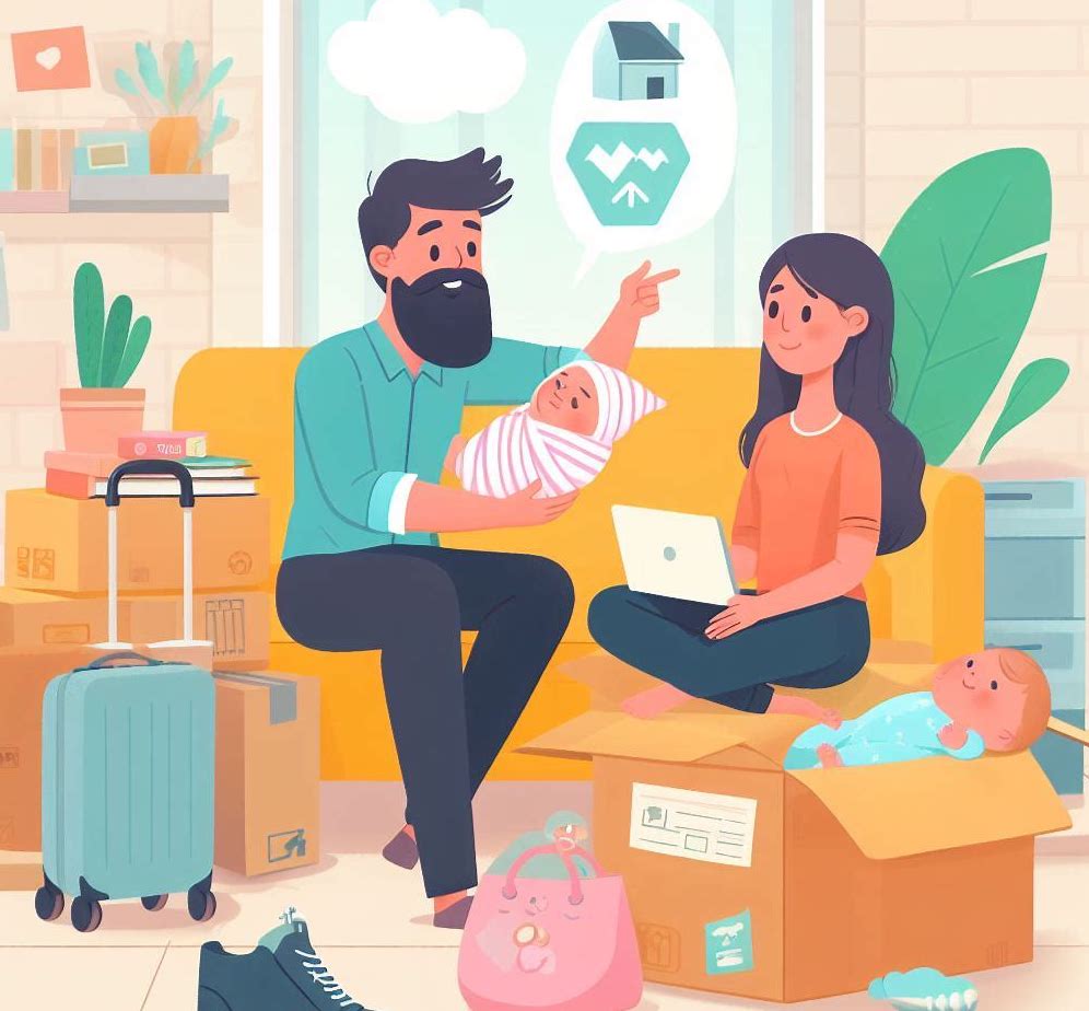 Tips and Tricks for New Parents for Moving House with a New-born